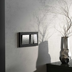 Выключатель Werkel Hammer двухклавишный проходной серебряный W1222006 4690389162404 2