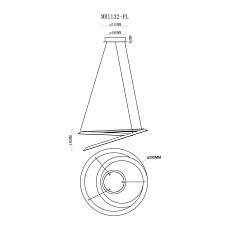 Подвесной светодиодный светильник MyFar Siero MR1132-PL 3