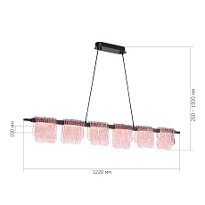 Подвесной светодиодный светильник ST Luce Voile SL6021.403.36 5