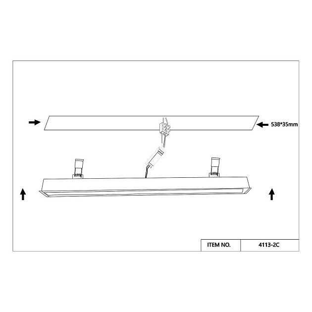 Встраиваемый светодиодный светильник Favourite Aplot 4113-2C изображение 2 Встраиваемый светодиодный светильник Favourite Aplot 4113-2C Фото № 2