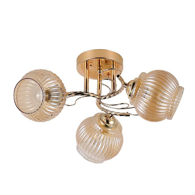 Потолочная люстра ЭкономСвет 12170/3FGD AMB изображение 1 Потолочная люстра ЭкономСвет 12170/3FGD AMB Фото № 1