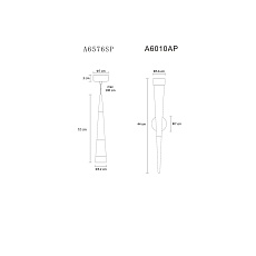 Бра Arte Lamp Sabik A6010AP-1CC 1