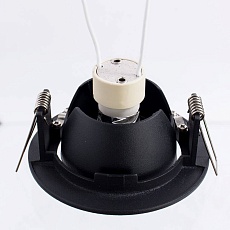 Встраиваемый светильник Arte Lamp Accento A4009PL-1BK 2