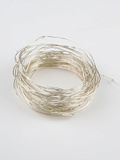 Светодиодная гирлянда Uniel Роса теплый белый ULD-S1000-100/SCB/3AA Warm White IP20 Dew UL-00005482 1