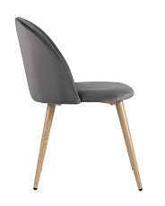 Кухонный стул Stool Group Лион велюр серый DC-69030 HLR-21 4