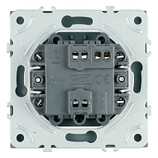 Переключатель 1-клавишный (механизм), Stekker, 250В, 10A Эмили, RSW10-5105-09, антрацит, soft touch 49919 2