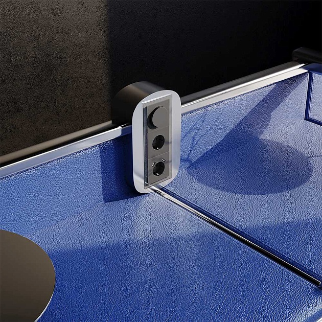 Рамка стеклянная Voltum S70 на 3 поста, (графит, стекло) VLS110307 Фото № 2