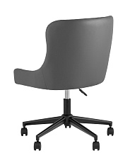 Поворотное кресло Stool Group Ститч Хани экокожа серая MF15F-D X-86 4