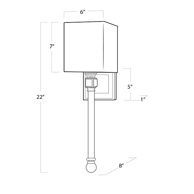 Бра Imperium Loft Regina Andrew Crystal Sconce 85023-22 Фото № 2