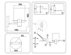 Бра Ambrella Light High Light Modern LH57035 1