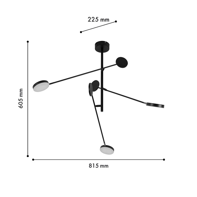 Подвесная светодиодная люстра Favourite Vorago 4572-3C изображение 2 Подвесная светодиодная люстра Favourite Vorago 4572-3C Фото № 2