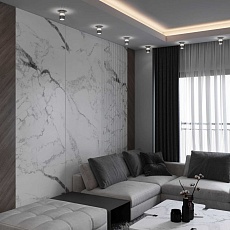 Потолочный светодиодный светильник Elektrostandard DLS026 7W 4200К графит a053601 4