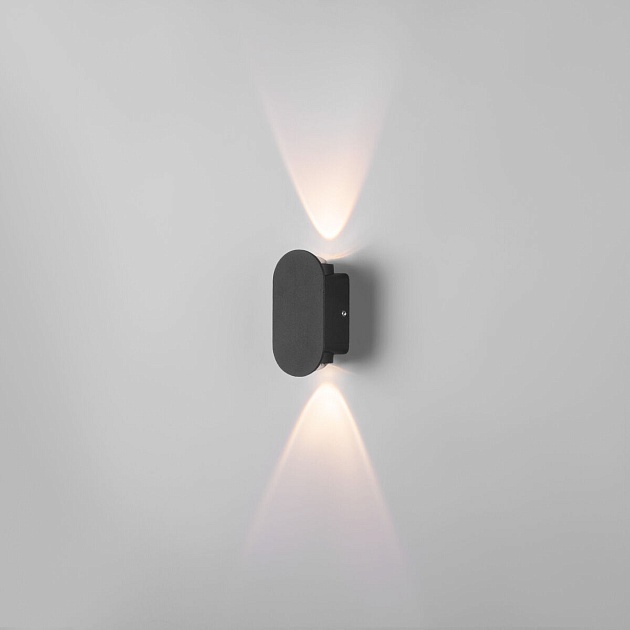 Уличный настенный светодиодный светильник Elektrostandard Mini Light 35153/D черный a060879 фото 2