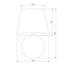 Настольная лампа TK Lighting 5591 Santana Ecru 3