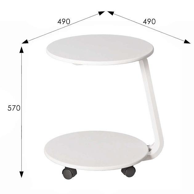 Приставной стол Мебелик Оптима 008350 Фото № 3