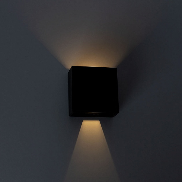 Уличный настенный светодиодный светильник Arte Lamp Algol A1445AL-1BK фото 3