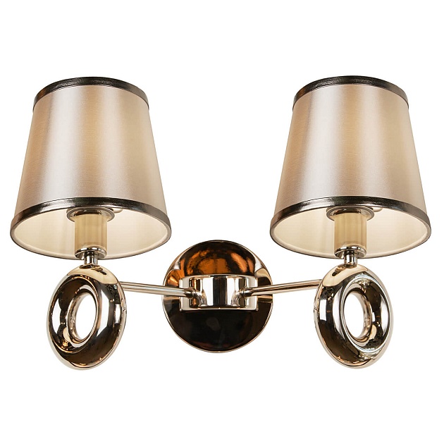 Бра iLamp Brooklyn W2401-2 Nickel Фото № 1