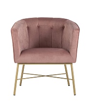 Кресло Stool Group Шале велюр розовый FALETTE PINK 1