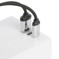 Разветвитель сетевой Stekker 3гн с/з 2хUSB A+Type C ADP16-33-21 49231 2