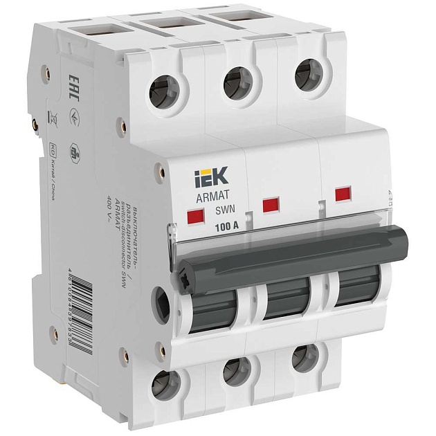 ARMAT Выключатель-разъединитель SWN 3P 100А IEK AR-SWN-3-100 Фото № 1