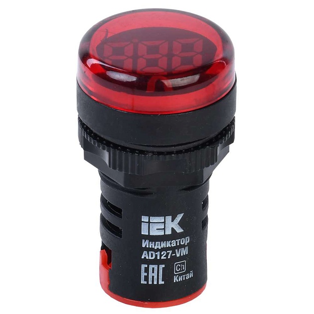 Индикатор значения напряжения AD127-VM IEK BBI40-VM Фото № 1