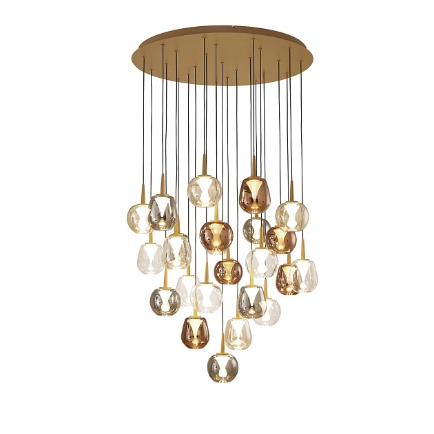 Подвесная светодиодная люстра Mantra Andromeda 8937+24PL Фото № 1