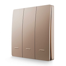 Выключатель кинетический трехклавишный Smart Apeyron 04-77