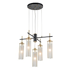 Подвесная люстра Indigo Torcia 11038/5P Brass V000419