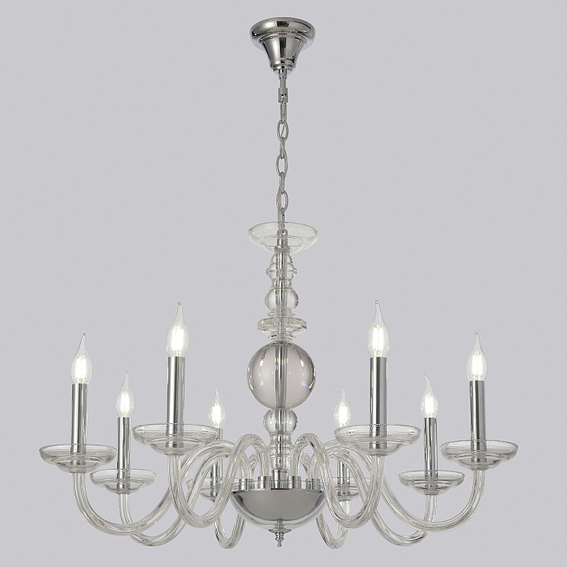 Подвесная люстра Crystal Lux ARABESQUE SP8 CHROME Фото № 3