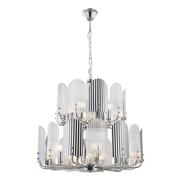 Подвесная люстра iLamp Dolce 15571-12 CR+MULT Фото № 1