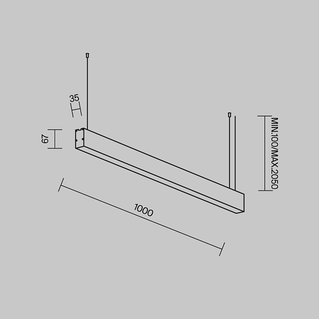 Линейный светильник Maytoni Technical LL312043 Фото № 3