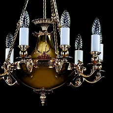 Подвесная люстра Artglass Dafne Brass Antique 2