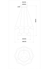 Подвесной светодиодный светильник Arte Lamp Grace A1868SP-2PB 1