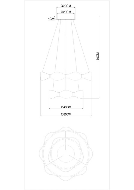 Подвесной светодиодный светильник Arte Lamp Grace A1868SP-2PB фото 2