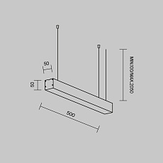 Линейный светильник Maytoni Technical LL312026 2