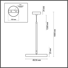 Подвесной светильник Odeon Light BERGI 5064/15L 1