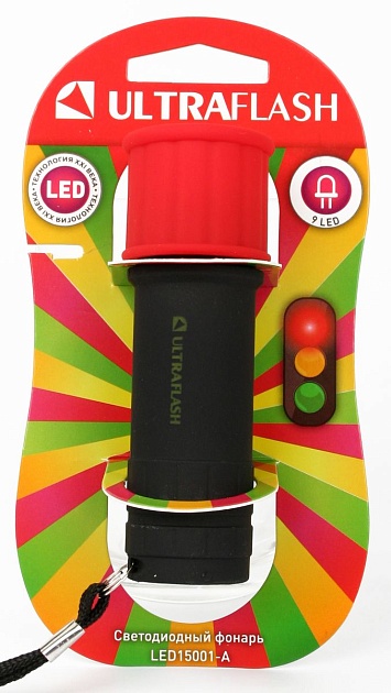 Ручной светодиодный фонарь Ultraflash Active от батареек 98х30 35 лм LED15001-A  10479 фото 5