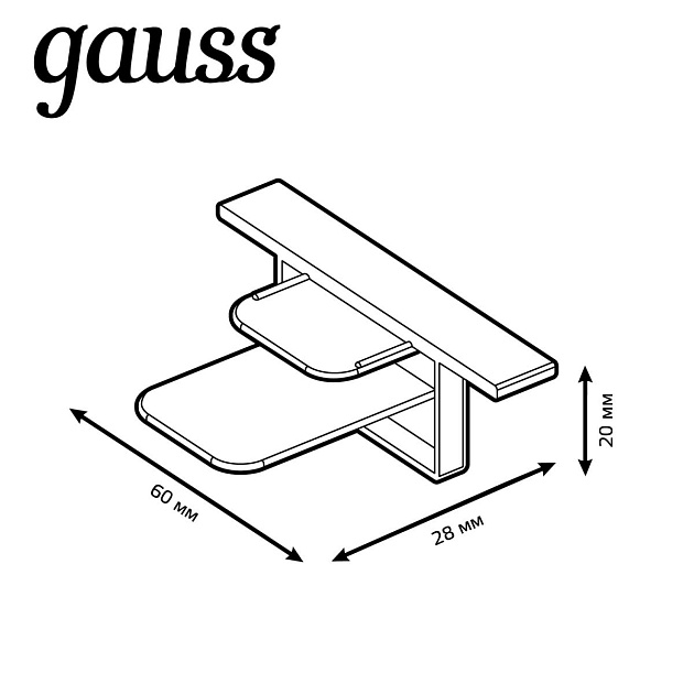 Заглушка Gauss TR144 Фото № 2