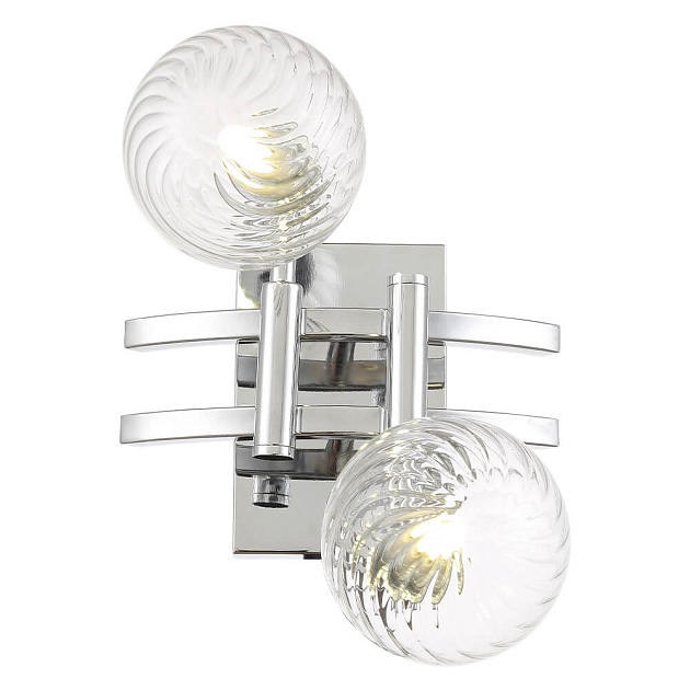 Бра Crystal Lux Luxury AP2 Chrome Фото № 3
