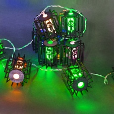 Cветодиодная гирлянда Sneha Фонарик 230V разноцветная статичный A-482 3