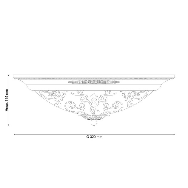 Потолочный светильник Lucia Tucci Lugo 142.2 R30 Brown Фото № 2