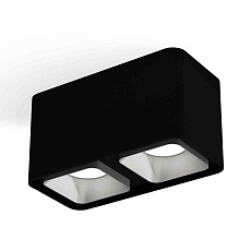 Комплект накладного светильника Ambrella light Techno Spot XS7851003 SBK/SSL черный песок/серебро песок (C7851, N7703)