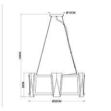 Подвесная люстра Arte Lamp Grato A4079LM-6CC 1