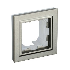 Рамка 1-постовая IEK Brite шампань BR-M12-44-K37