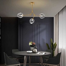 Подвесная люстра Imperium Loft Адель Branching Bubble Chandelier L11 Black Amber 239861-22 4