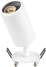 Светильник встраиваемый алюминиевый ЭРА KL106 WH под лампу MR16 GU10 белый матовый Б0061540 2