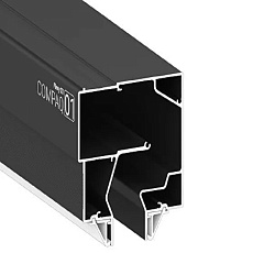 Линейный щелевой диффузор скрытого монтажа Flexy 10649 COMPAQ 0.7