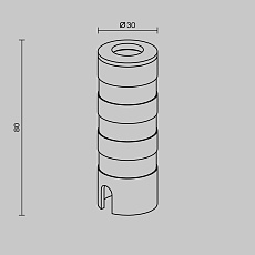 Уличный встраиваемый светильник Maytoni Outdoor Vent O516DL-L3S3K 1