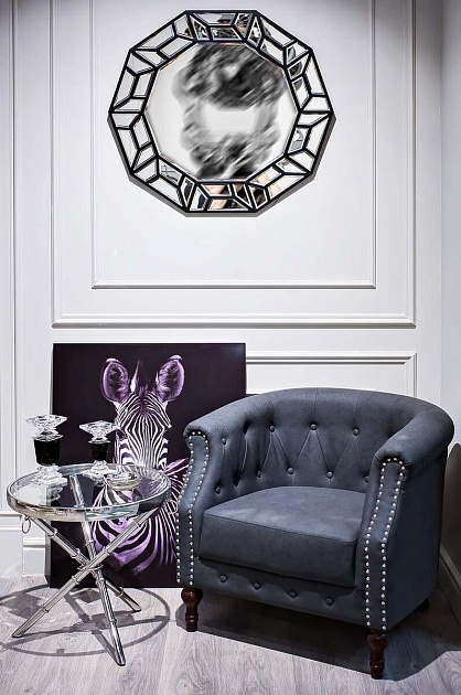 Журнальный стол Garda Decor 13RX6035-Silver изображение 3 Журнальный стол Garda Decor 13RX6035-Silver Фото № 3