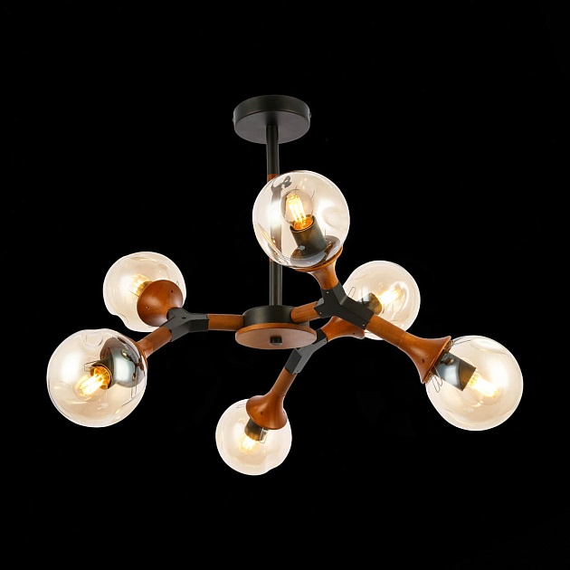 Потолочная люстра Evoluce Raquel SLE109402-06 Фото № 2